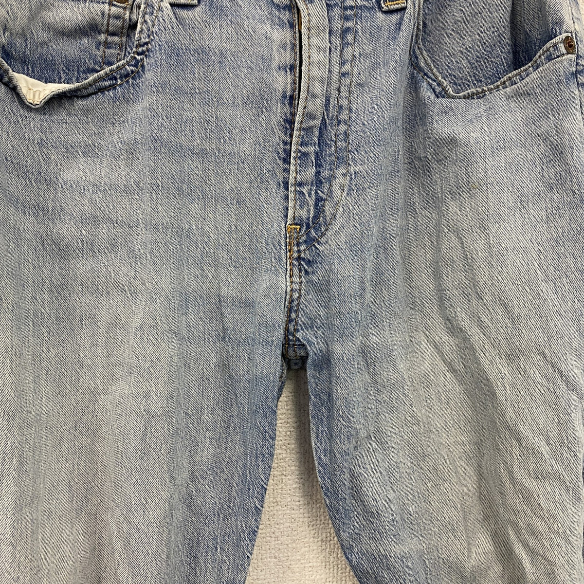 Levi's　リーバイス　502　デニムパンツ/ダメージジーンズ　ジップフライ　インディゴ　W34サイズ　古着