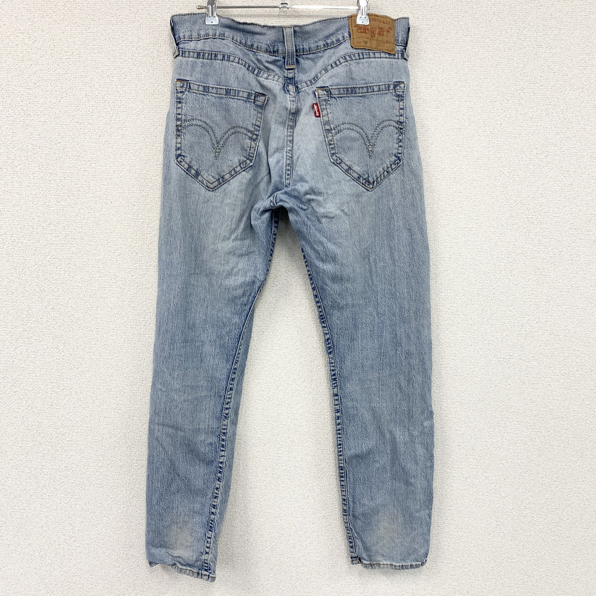 Levi's　リーバイス　502　デニムパンツ/ダメージジーンズ　ジップフライ　インディゴ　W34サイズ　古着