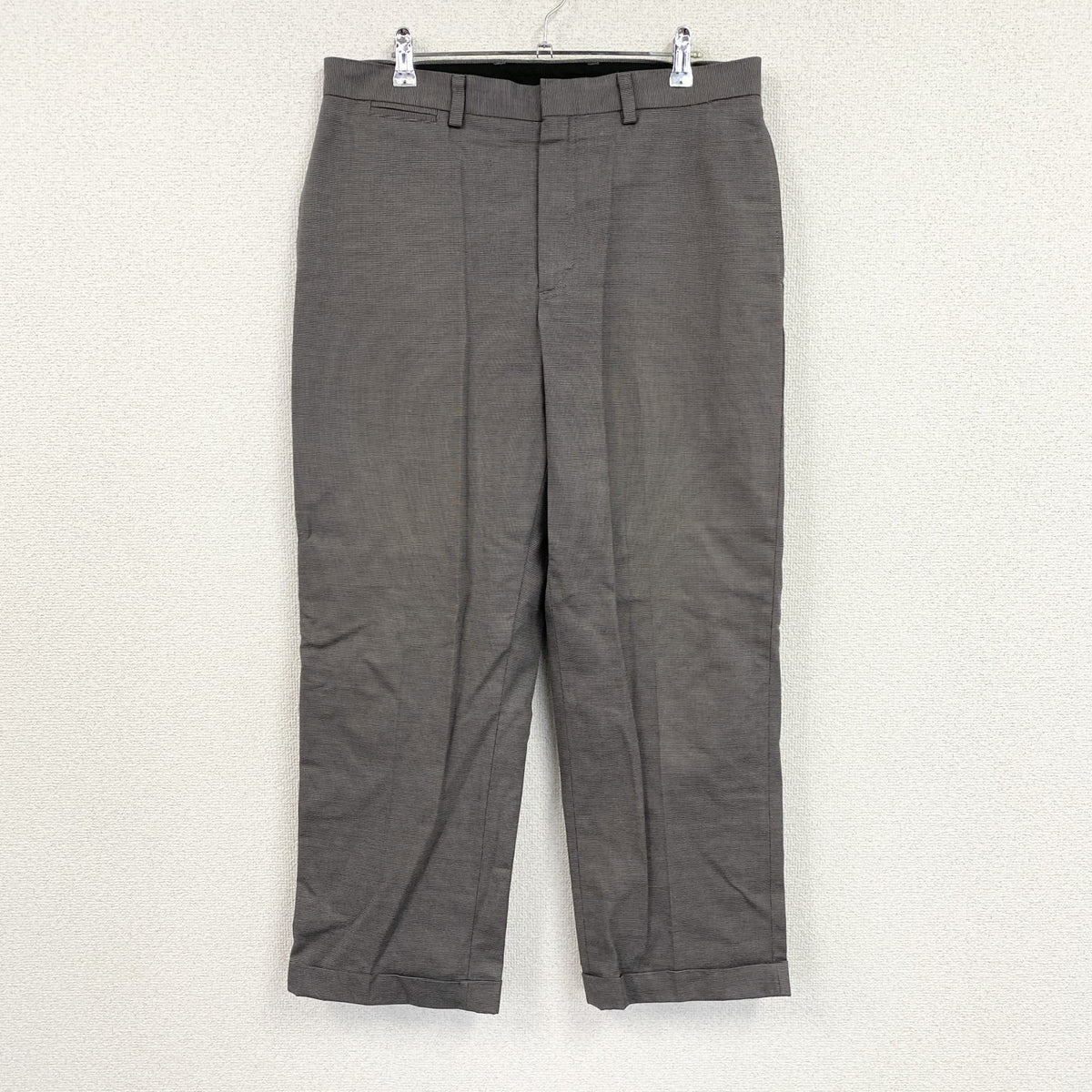 ～00s　L.L.Bean　エルエルビーン　スラックス　ジップフライ　ヴィンテージ　灰色　グレー　33サイズ　古着