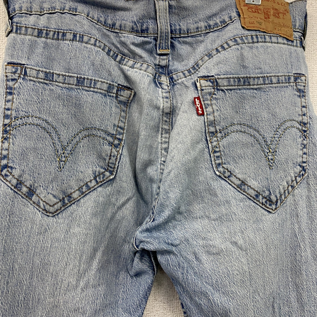 Levi's　リーバイス　502　デニムパンツ/ダメージジーンズ　ジップフライ　インディゴ　W34サイズ　古着