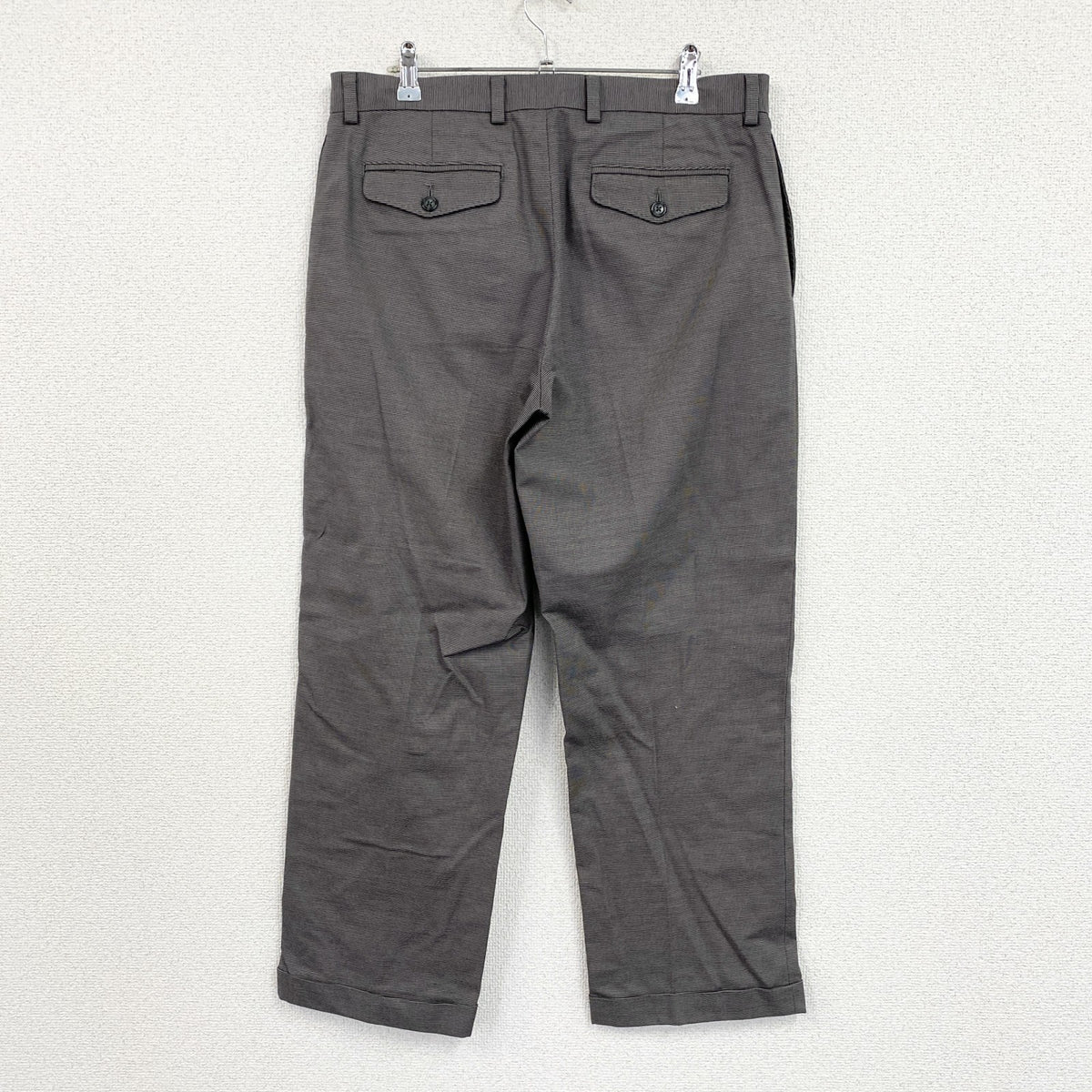 ～00s　L.L.Bean　エルエルビーン　スラックス　ジップフライ　ヴィンテージ　灰色　グレー　33サイズ　古着