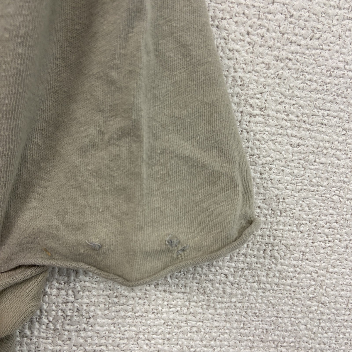 CRAFTED　半袖プリントTシャツ　十字架　ライオン　灰色　グレー　Lサイズ　古着
