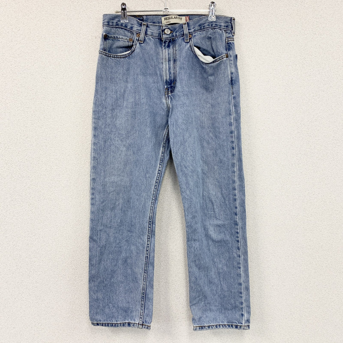 Levi's　リーバイス　505　デニムパンツ/ジーンズ　ジップフライ　インディゴ　W32サイズ　古着