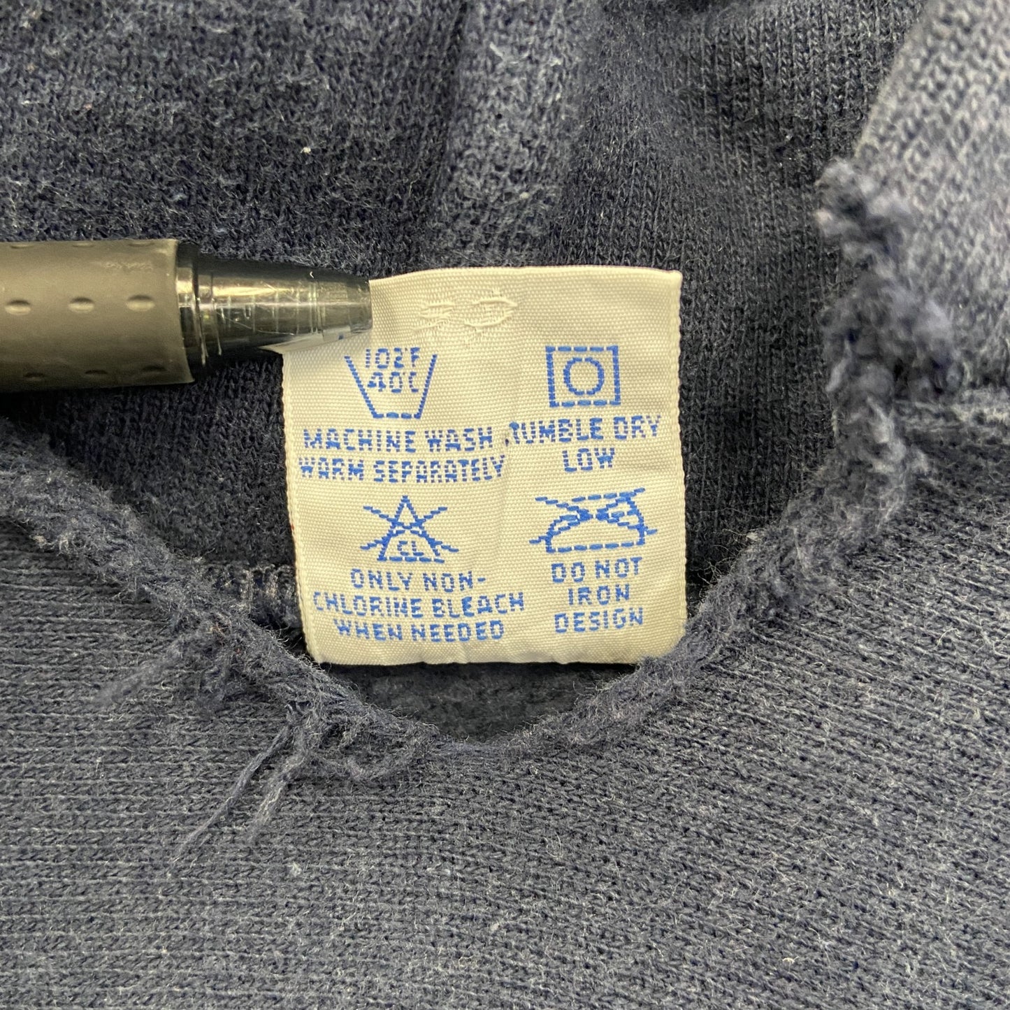 90s　champion　チャンピオン　リバースウィーブ　スウェットパーカー/フーディー　紺　ネイビー　Lサイズ