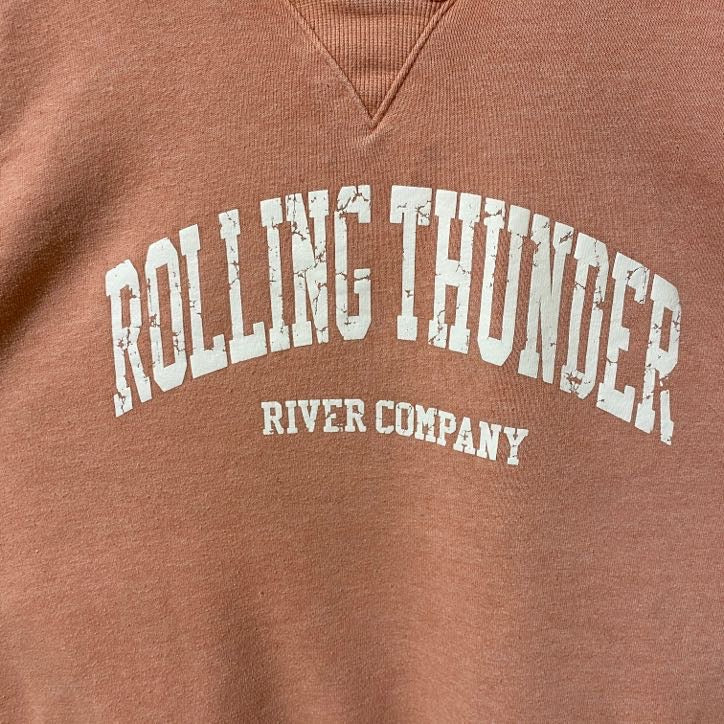VINTAGE WEAR　Baypointe　長袖クルーネックプリントスウェット　トレーナー　Vガゼット　Mサイズ　古着
