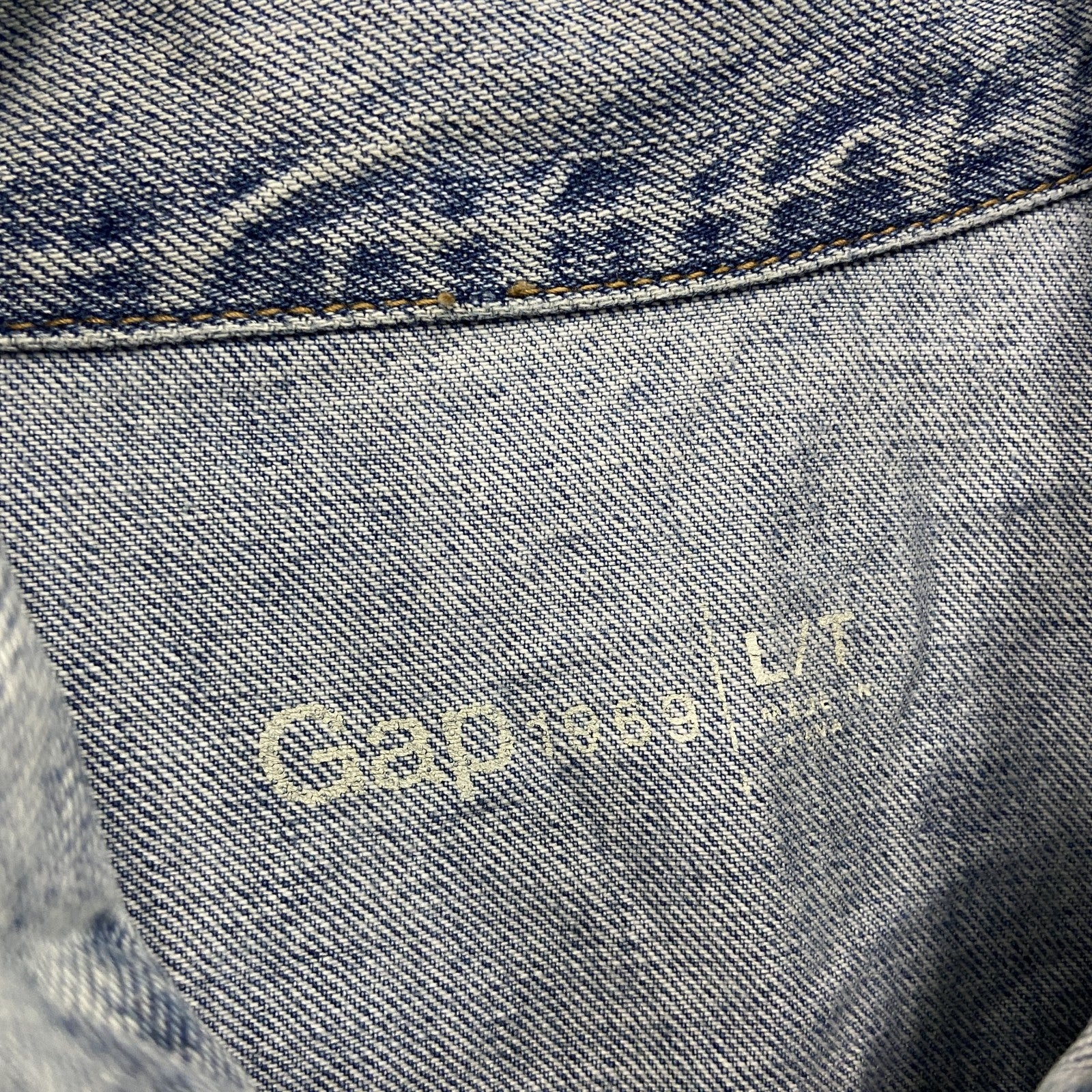 GAP　ギャップ　4thタイプ　デニムジャケット/Gジャン　インディゴ　Lサイズ　古着