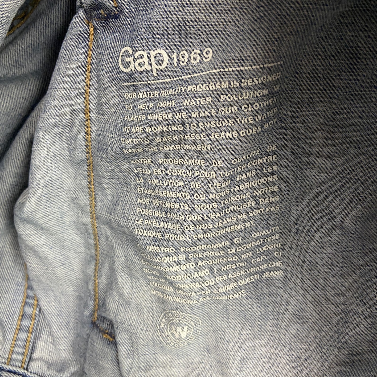 GAP　ギャップ　4thタイプ　デニムジャケット/Gジャン　インディゴ　Lサイズ　古着