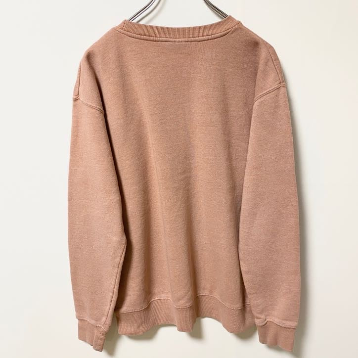 VINTAGE WEAR　Baypointe　長袖クルーネックプリントスウェット　トレーナー　Vガゼット　Mサイズ　古着