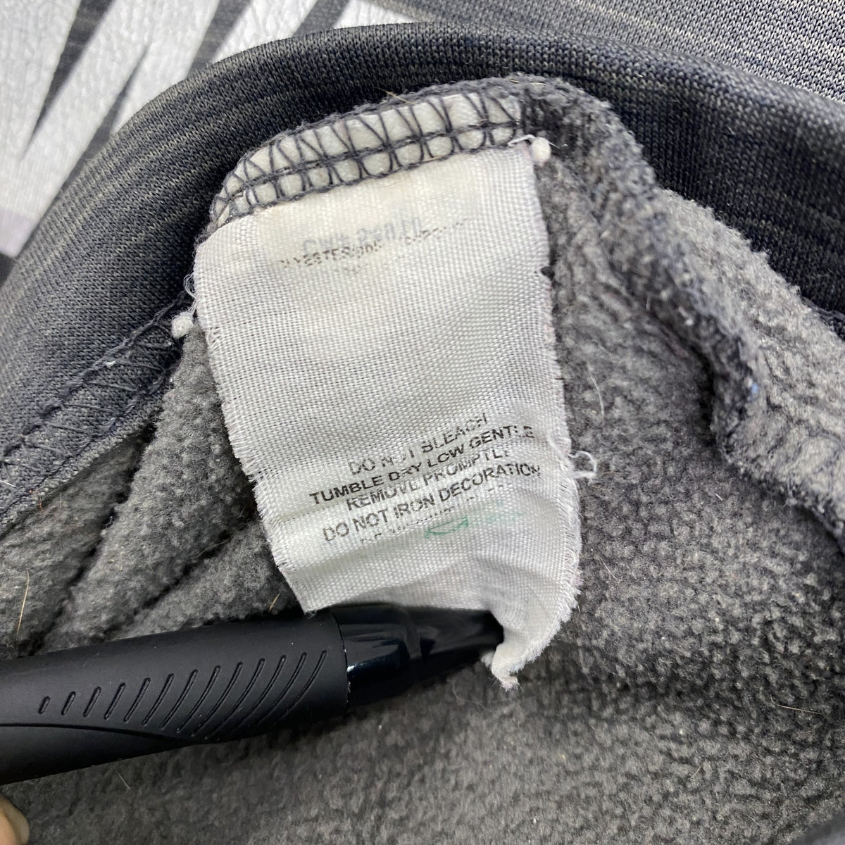 長袖プルオーバーパーカー　野球　ポストシーズン　カジュアルデザイン　REIGK　秋冬服　UBS　グレー　灰色　古着