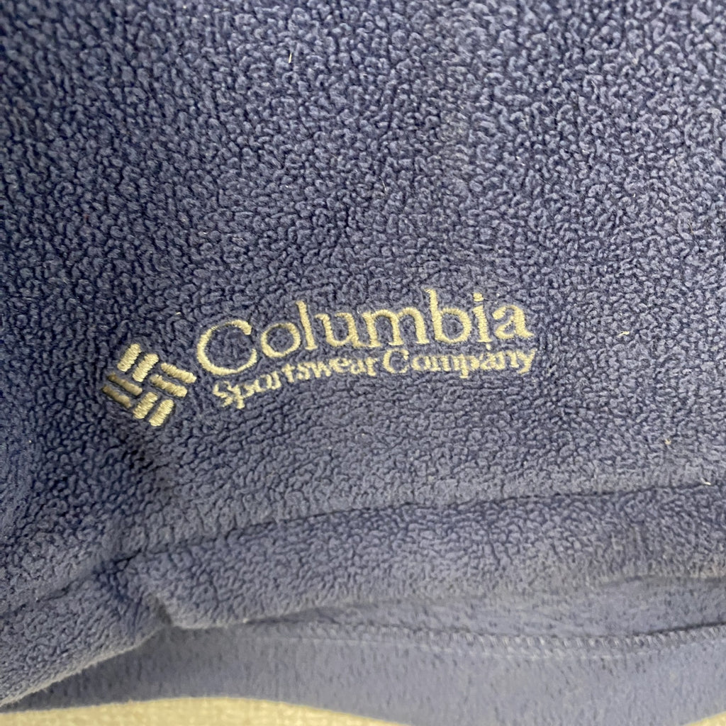90s　Columbia　コロンビア　フリースジャケット/ボアジャケット　三角タグ　紫　パープル　Sサイズ　　ヴィンテージ　古着