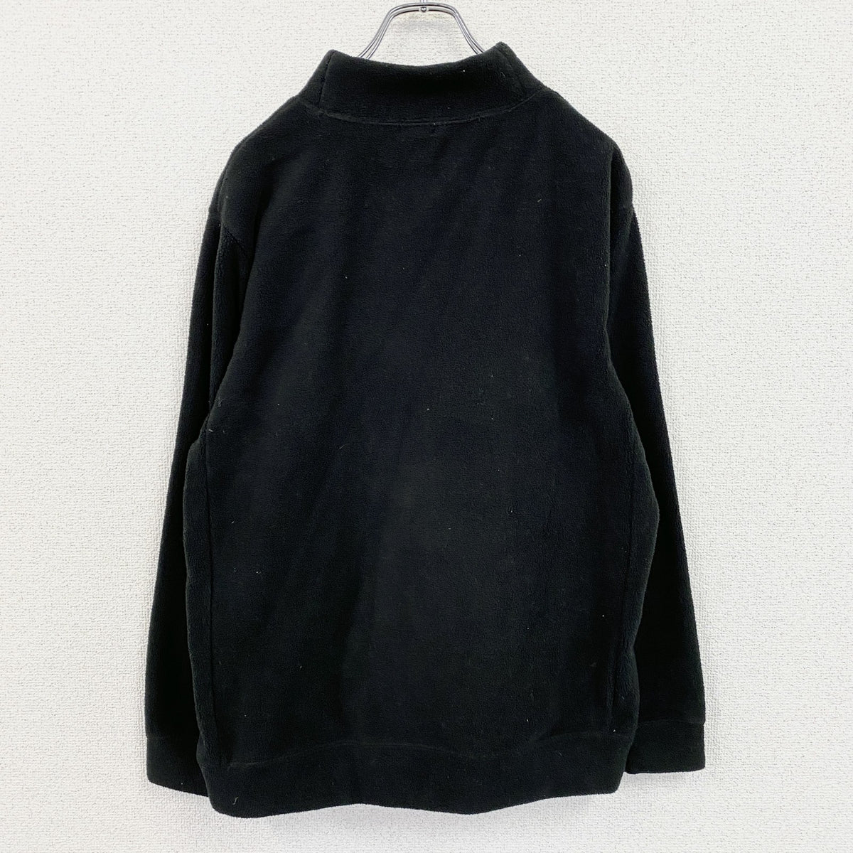BEAUTY＆YOUTH UNITED ARROWS　フリースプルオーバージャケット/ボアジャケット　黒　ブラック　Lサイズ　古着