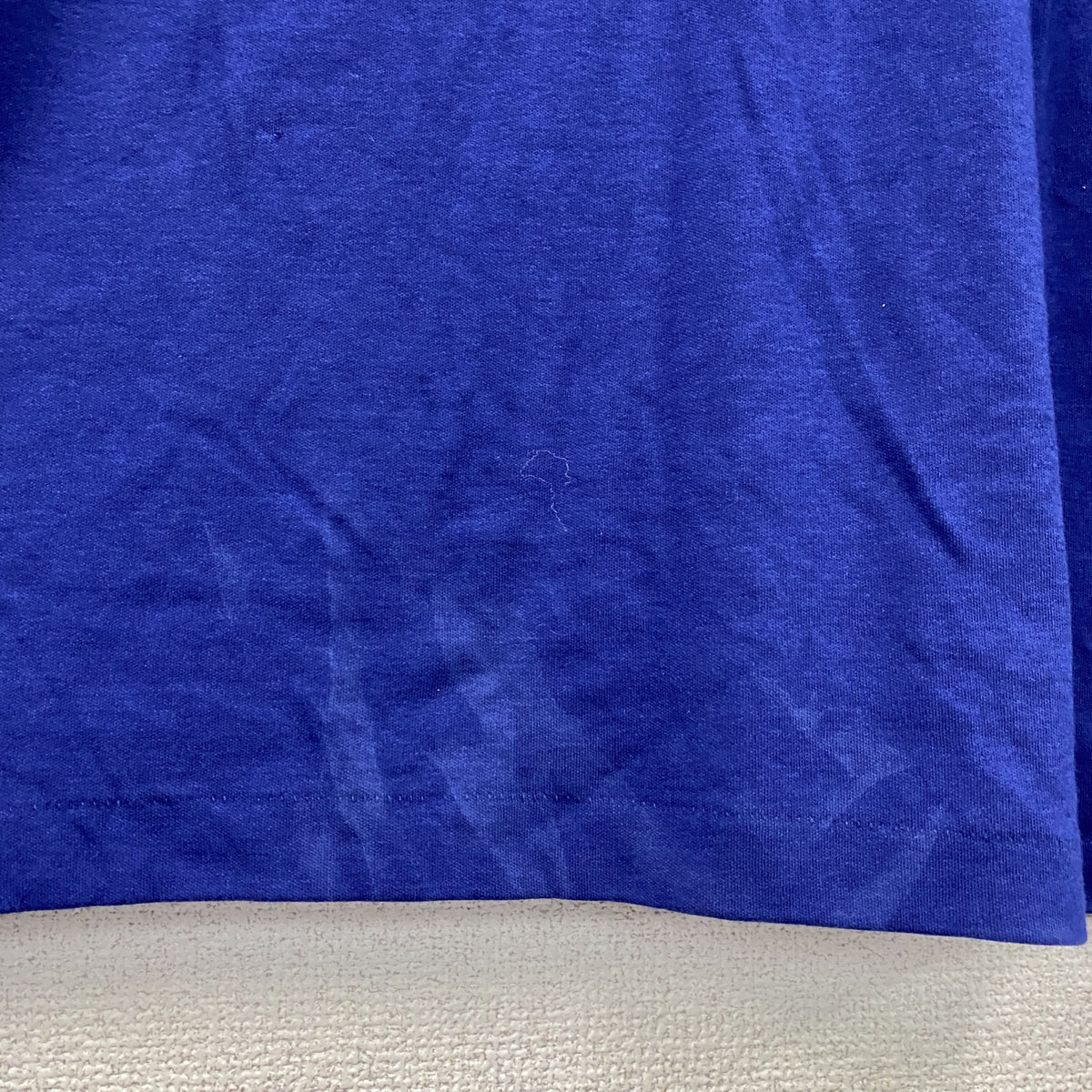Eddie Bauer　エディーバウアー　長袖Tシャツ/ロンT　タートルネック　青　ブルー　XLサイズ カットソー メンズ コットン 古着