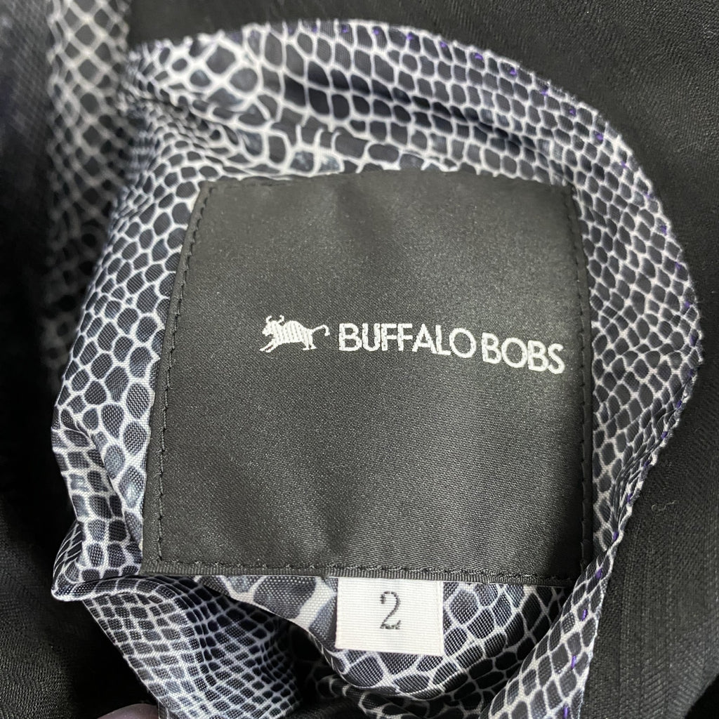 BUFFALO BOBS　バッファローボブス　テーラードジャケット　黒　ブラック　2サイズ　古着