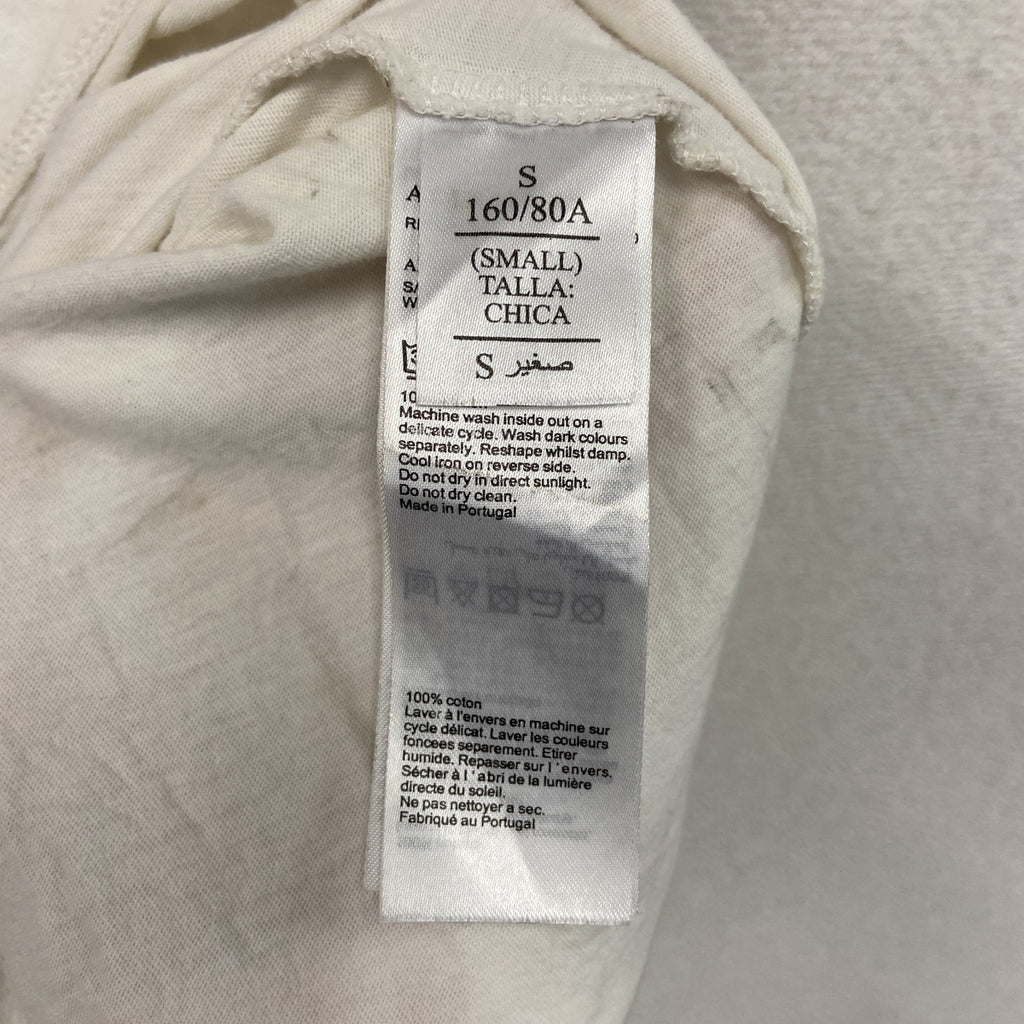 ALLSAINTS　半袖プリントアニマルTシャツ　ヒョウ柄　白　ホワイト　Sサイズ　古着