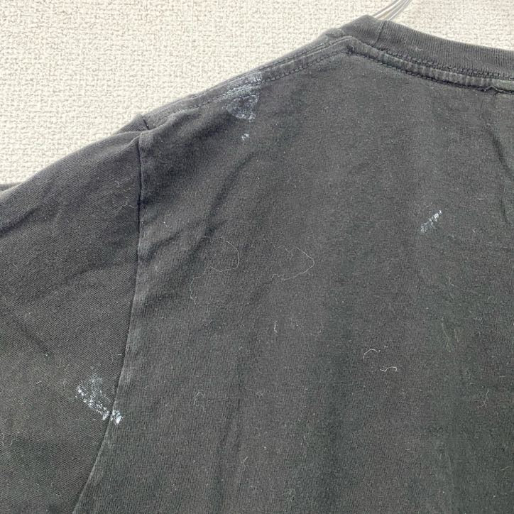 僕のヒーローアカデミア　サンリオ　sanrio　半袖プリントTシャツ　クルーネック　レトロ　黒　ブラック　Sサイズ　古着