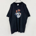 UNION MADE　半袖プリントTシャツ　黒　ブラック　2XLサイズ カットソー メンズ コットン 古着