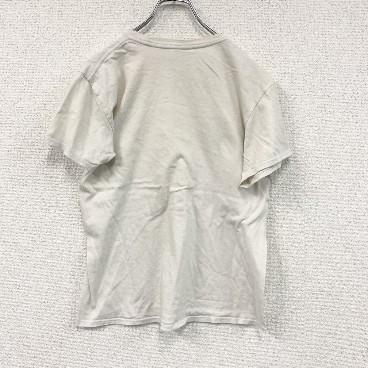 CLASSIC RINGSPUN　半袖プリントTシャツ　白　ホワイト　Mサイズ カットソー メンズ コットン 古着