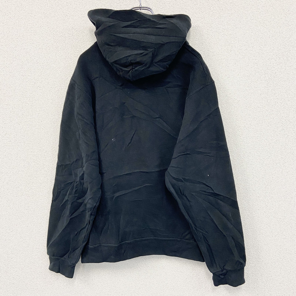 00s　RUSSELL ATHLETIC　ラッセル　スウェットパーカー/フーディー　ヴィンテージ　黒　ブラック　Sサイズ　古着