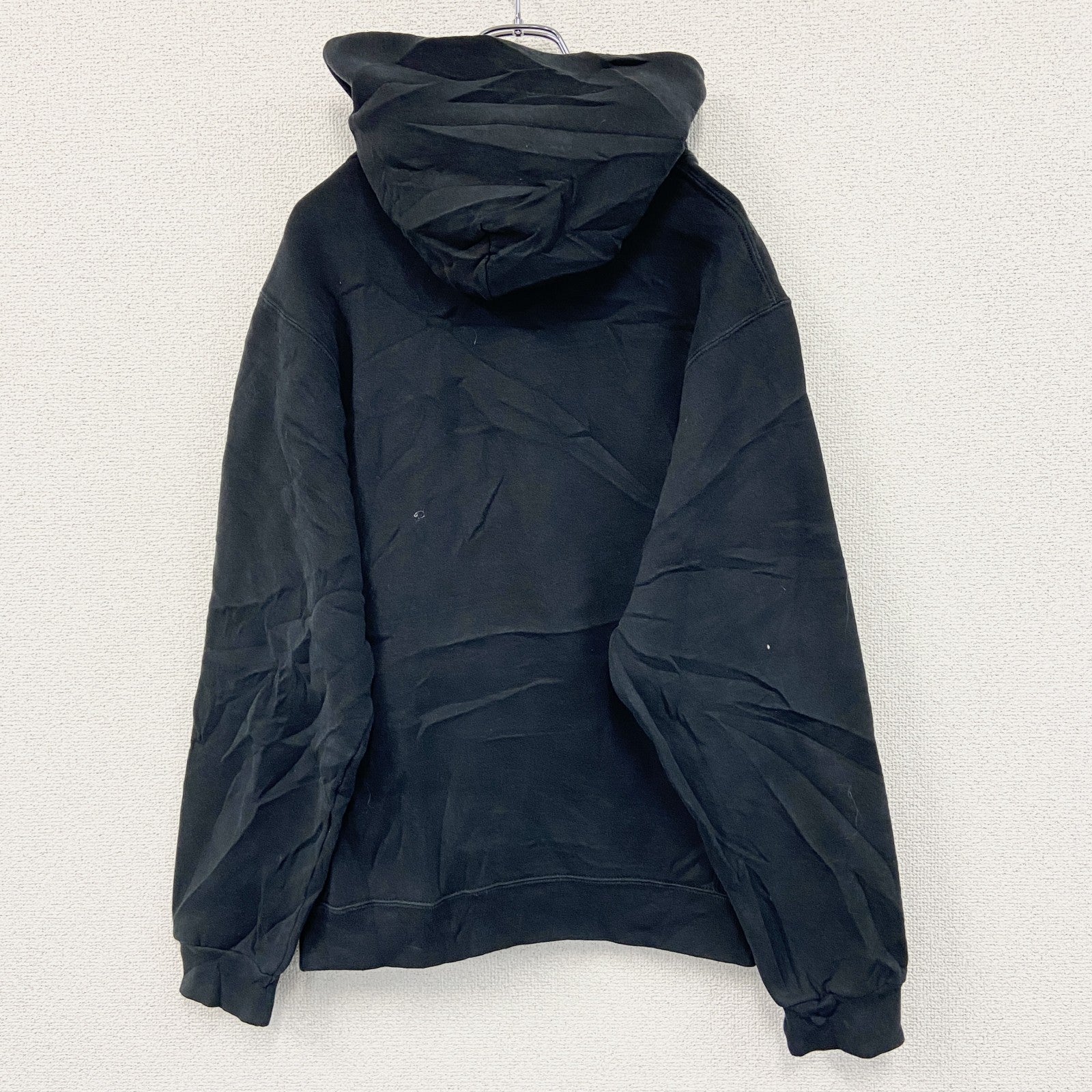 00s　RUSSELL ATHLETIC　ラッセル　スウェットパーカー/フーディー　ヴィンテージ　黒　ブラック　Sサイズ　古着