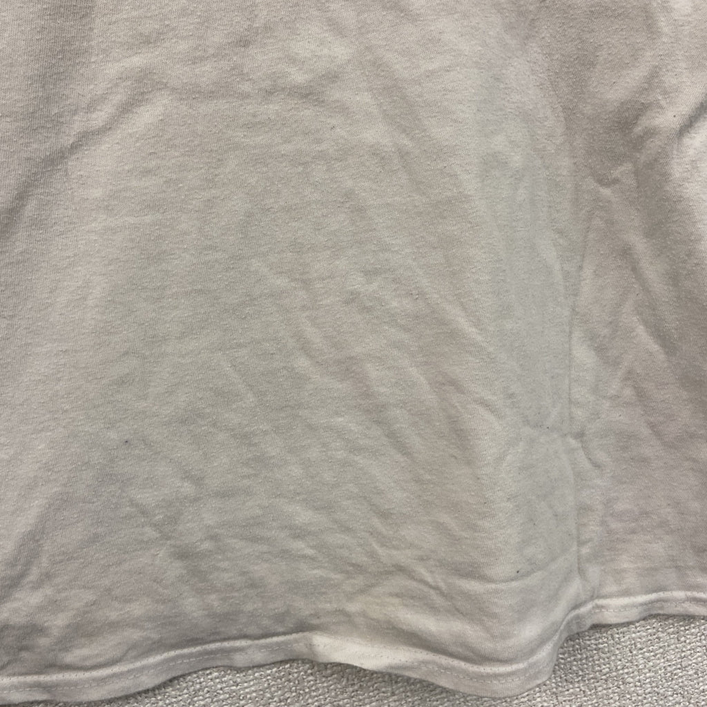 CLASSIC RINGSPUN　半袖プリントTシャツ　白　ホワイト　Mサイズ カットソー メンズ コットン 古着
