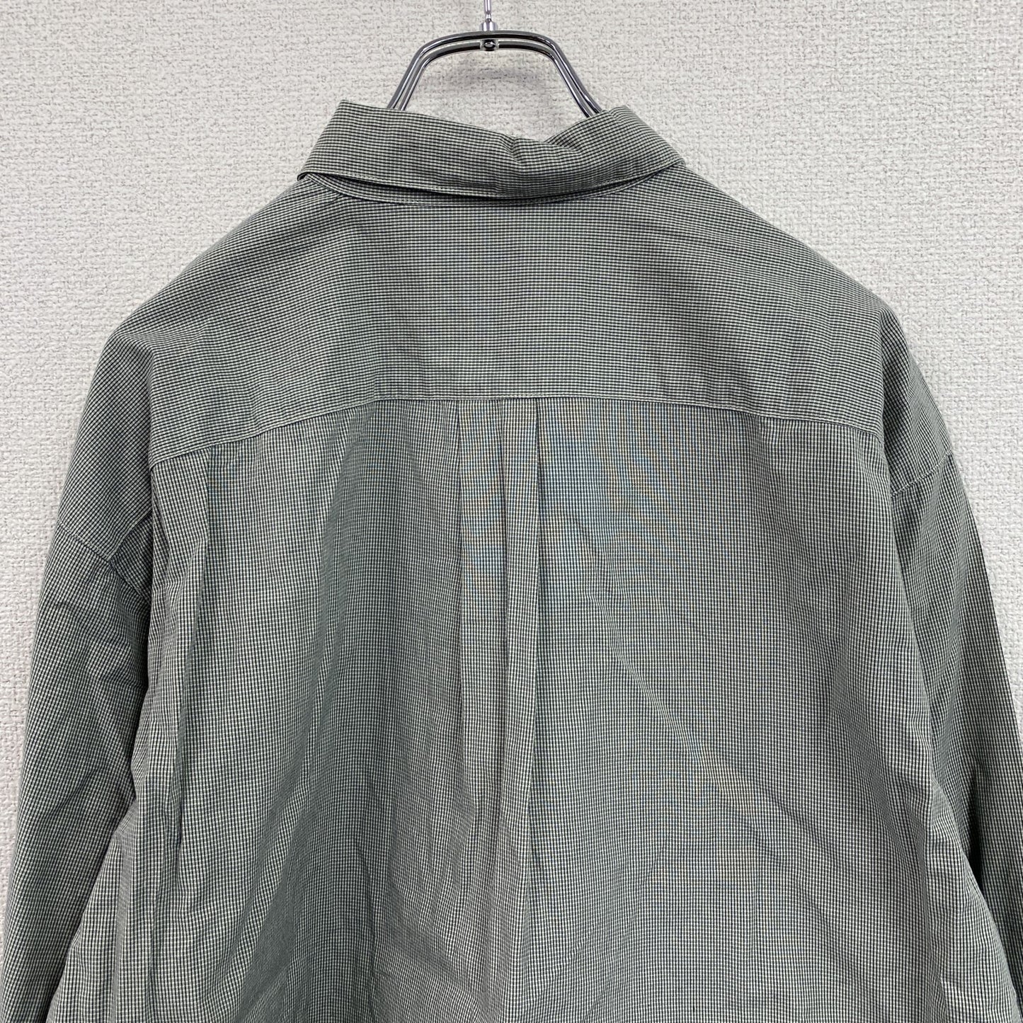 GAP　ギャップ　長袖シャツ　チェック柄　緑　グリーン　Mサイズ