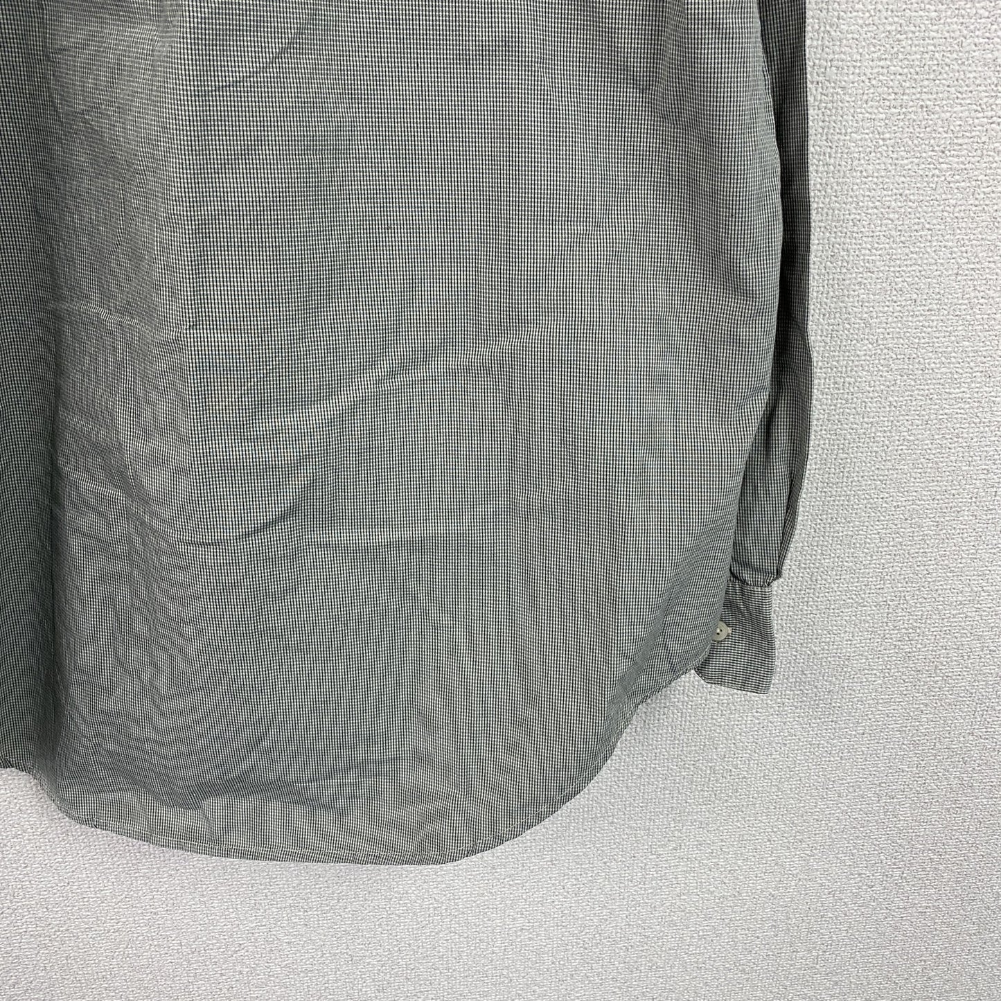 GAP　ギャップ　長袖シャツ　チェック柄　緑　グリーン　Mサイズ