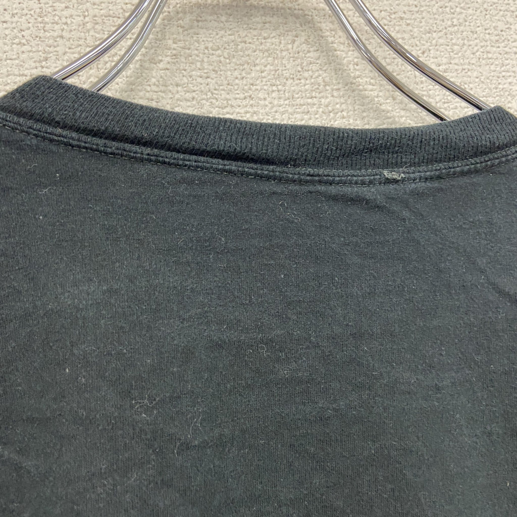 半袖プリントTシャツ　スポーツ　バレーボール　黒　ブラック　古着