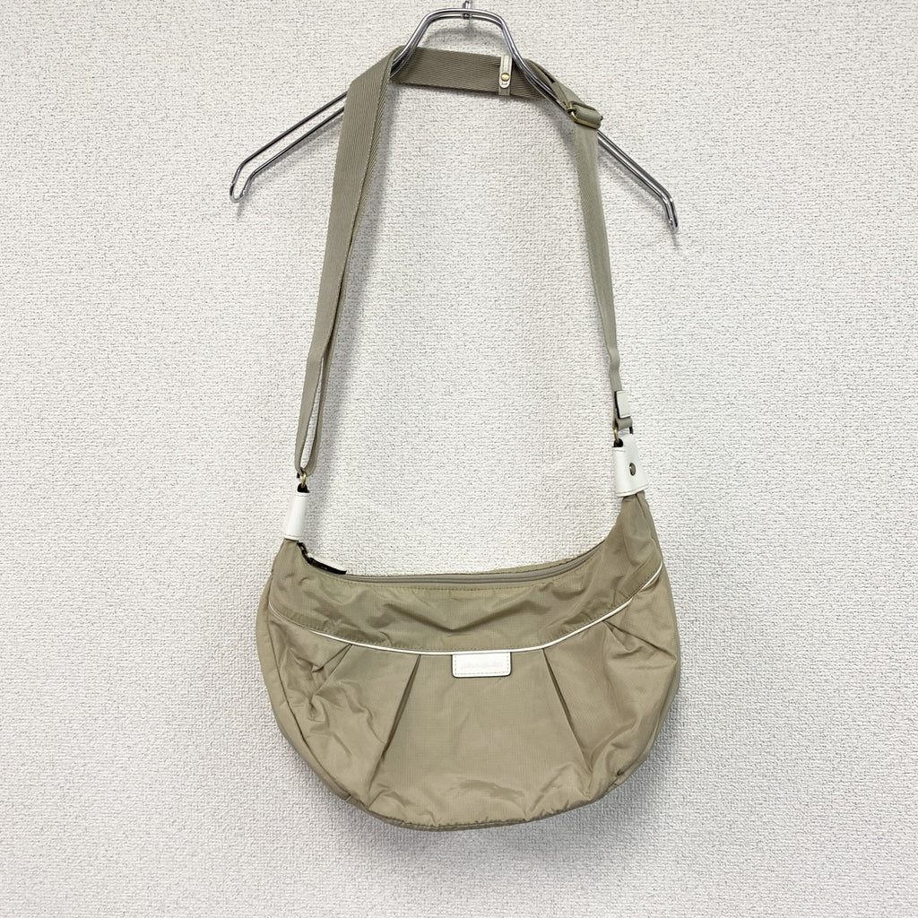 Eddie Bauer　エディーバウアー　ショルダーバッグ　ベージュ　古着