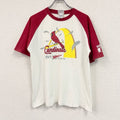 St. Louis Cardinals　セントルイスカージナルス　半袖プリントTシャツ　MLB　メジャーリーグ　白　ホワイト　Lサイズ　古着