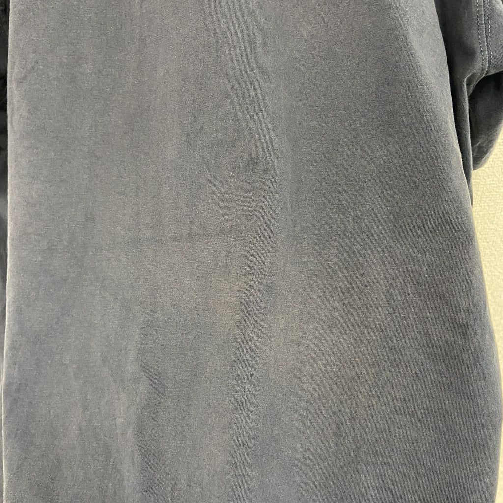 BSCENE　半袖プリントTシャツ　アニマルT　モンキー　DJ　紺　ネイビー　Lサイズ　古着