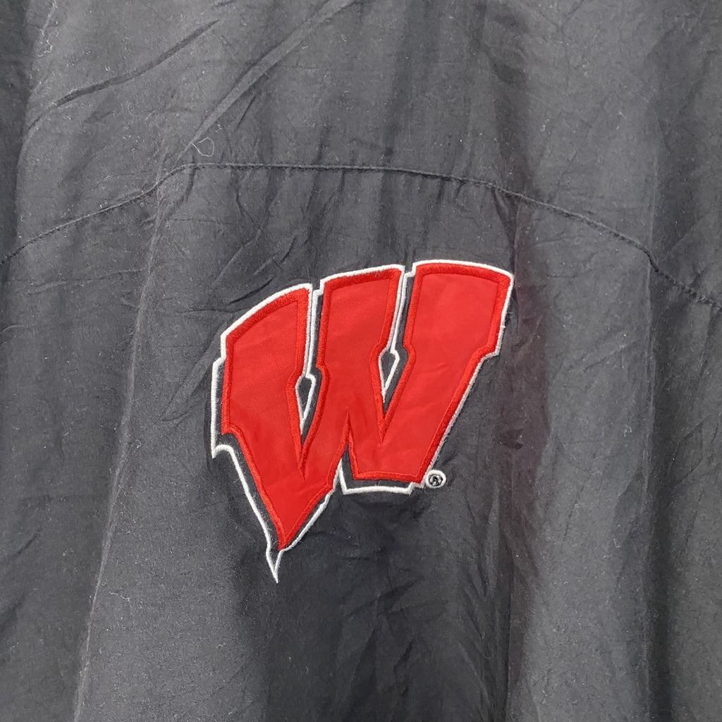 90s～　COLLE GIATE　プルオーバージャケット　ヴィンテージ　黒　ブラック　XLサイズ　古着