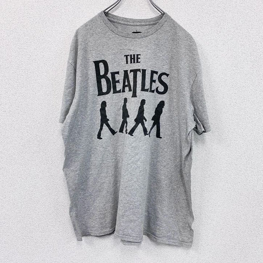 THE BEATLES　ビートルズ　半袖Tシャツ　バンドT　灰色　グレー　XLサイズ