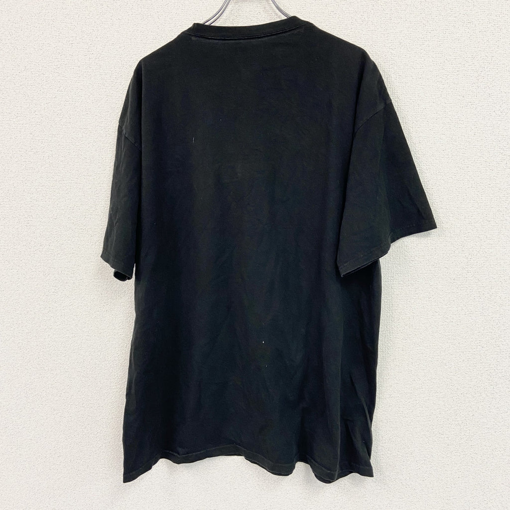 Pittsburgh Steelers　ピッツバーグスティーラーズ　半袖プリントTシャツ　NFL　黒　ブラック　XLサイズ カットソー メンズ コットン 古着