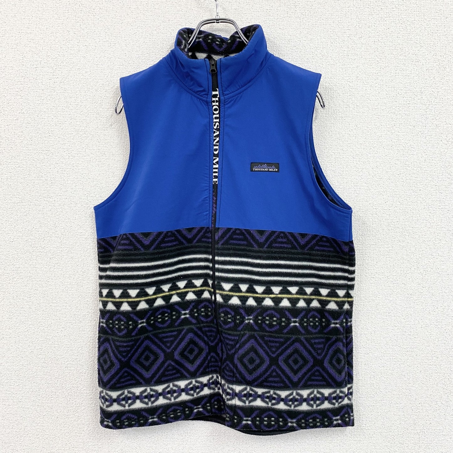 THOUSAND MILE　サウザンドマイル　フリースベスト/ボアベスト　青　ブルー　