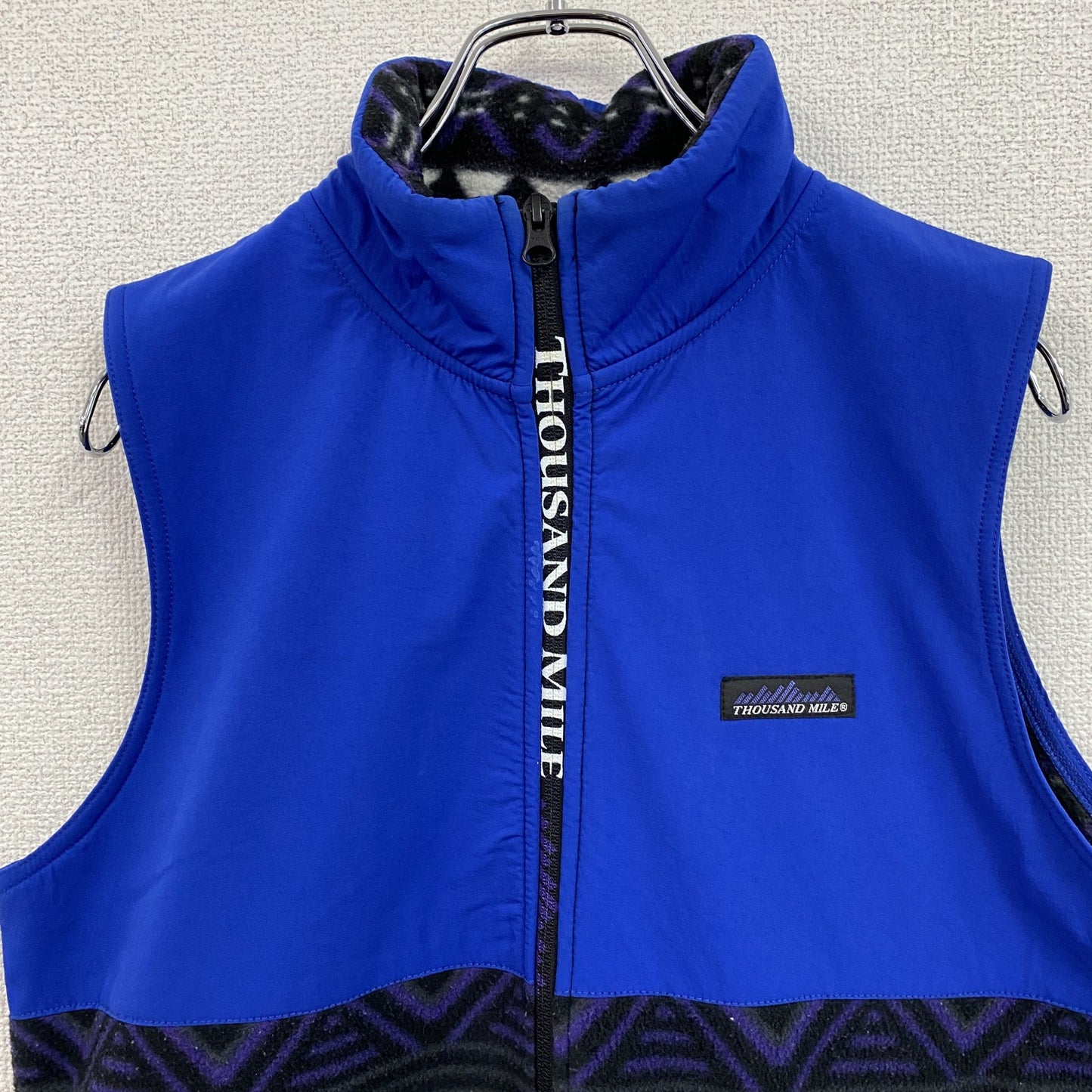 THOUSAND MILE　サウザンドマイル　フリースベスト/ボアベスト　青　ブルー　