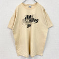 GILDAN　ギルダン　半袖スポーツプリントTシャツ　バスケ　レトロ　クルーネック　黄色　イエロー　XLサイズ　古着