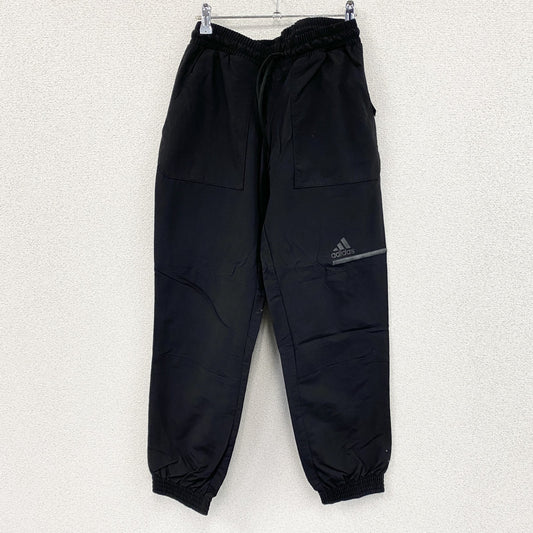 adidas　アディダス　ナイロンパンツ　黒　ブラック　Mサイズ