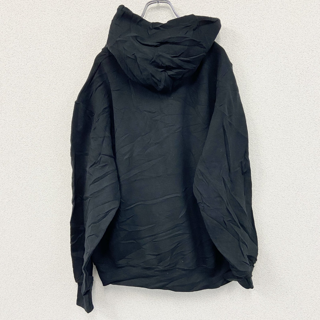 00s　RUSSELL ATHLETIC　ラッセル　スウェットパーカー/フーディー　ヴィンテージ　黒　ブラック　Lサイズ　古着