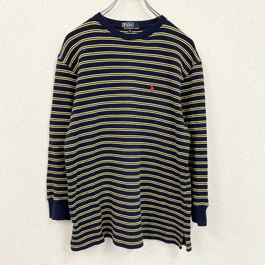 Polo by Ralph Lauren　ラルフローレン　長袖Tシャツ/ロンT　ボーダー　黄色　イエロー　150サイズ