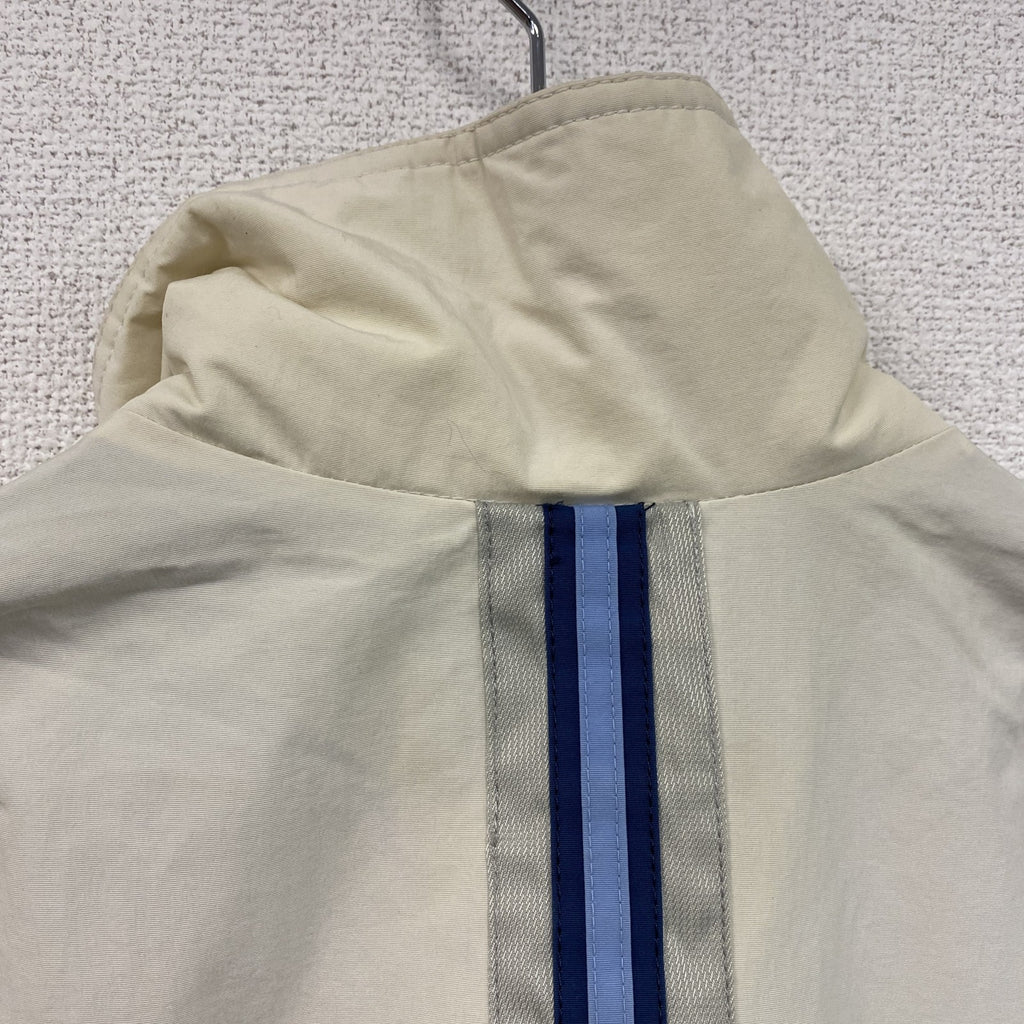 Quiksilver　クイックシルバー　フルジップナイロンジャケット　ベージュ　SSサイズ ウインドブレーカー ナイロンアウター メンズ 古着