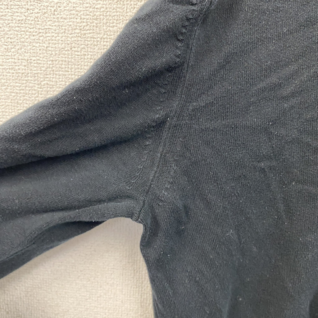 PUMA　プーマ　ニットセーター　黒　ブラック　Lサイズ　古着