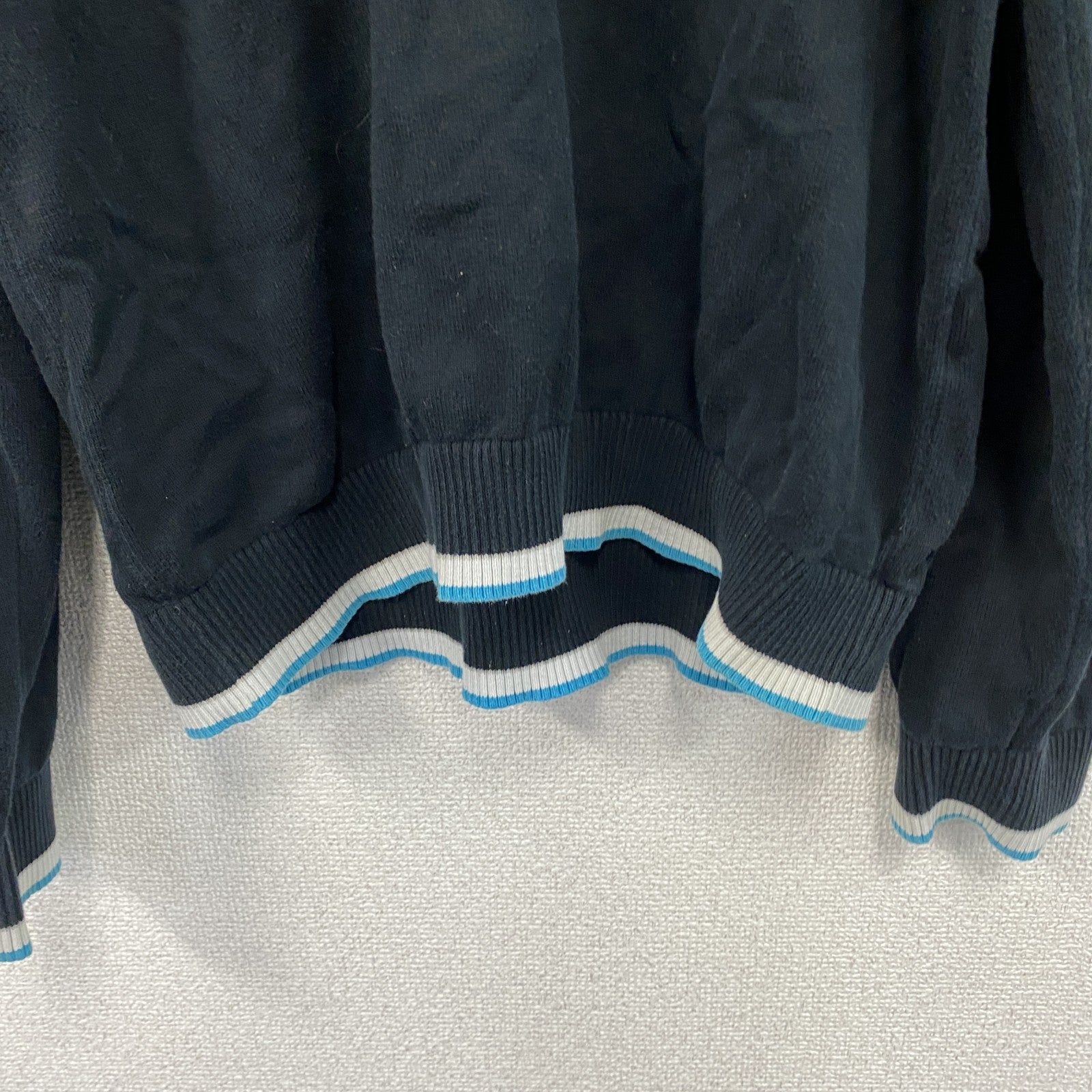 PUMA　プーマ　ニットセーター　黒　ブラック　Lサイズ　古着