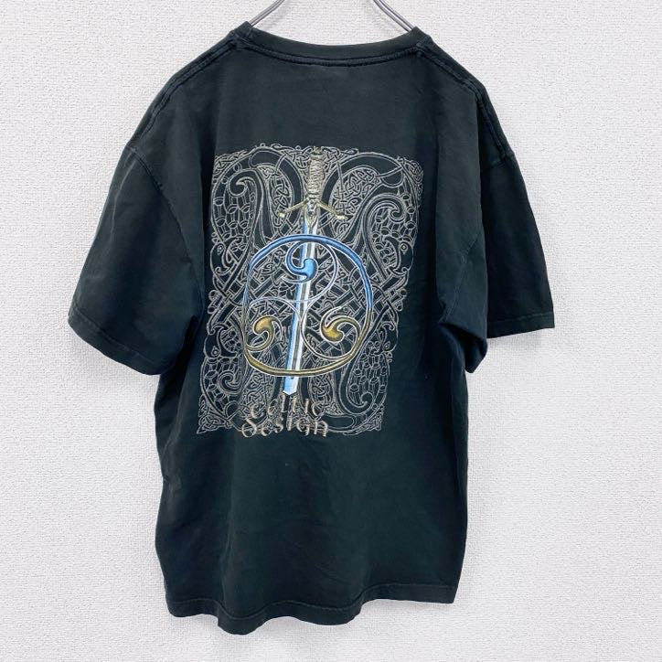 BAPLINE　半袖Tシャツ　両面プリント　黒　ブラック　XLサイズ　古着