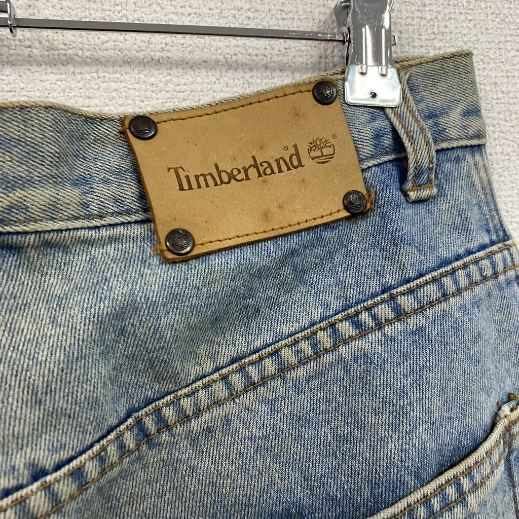 Timberland　ティンバーランド　デニムハーフパンツ/ジーンズ　ジップフライ　インディゴ　31サイズ　古着