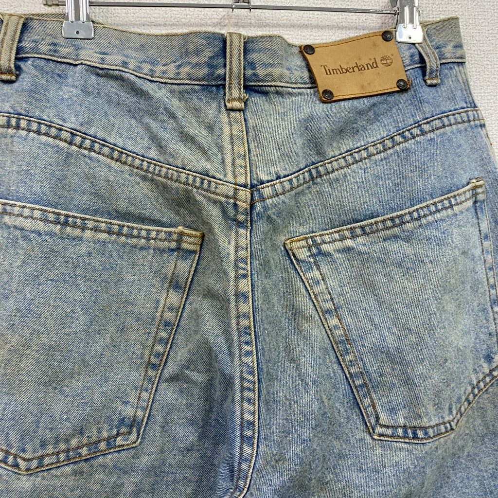 Timberland　ティンバーランド　デニムハーフパンツ/ジーンズ　ジップフライ　インディゴ　31サイズ　古着