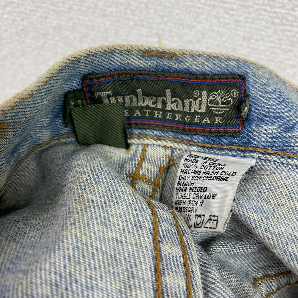 Timberland　ティンバーランド　デニムハーフパンツ/ジーンズ　ジップフライ　インディゴ　31サイズ　古着