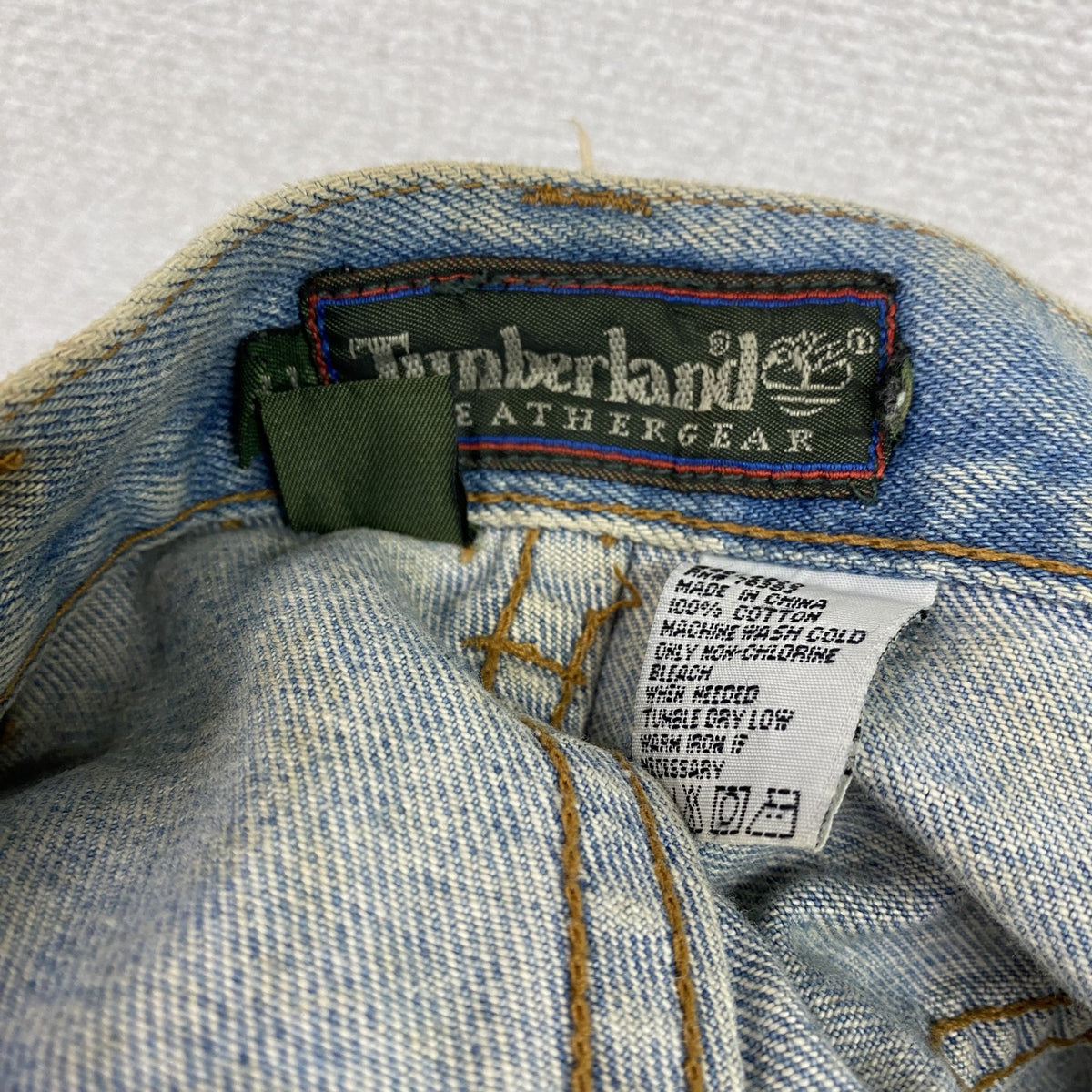 Timberland　ティンバーランド　デニムハーフパンツ/ジーンズ　ジップフライ　インディゴ　31サイズ　古着