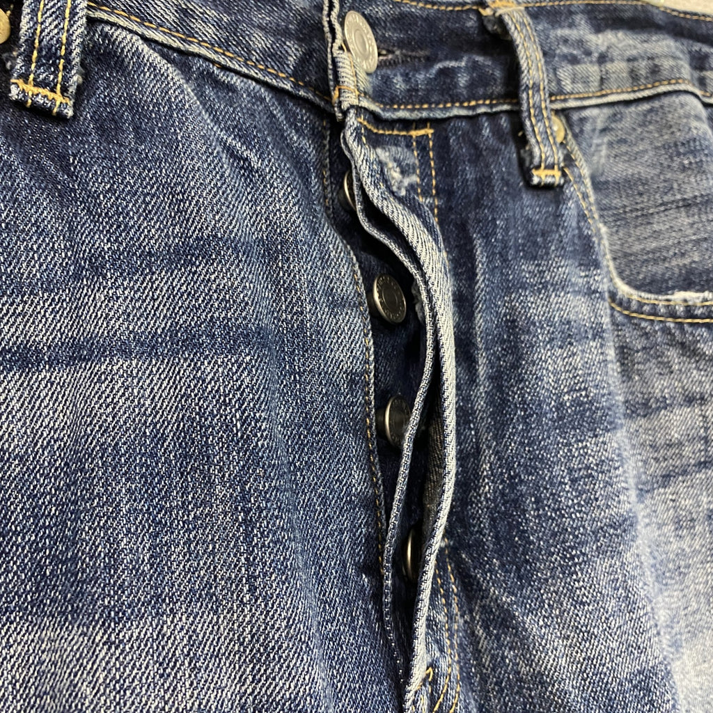 Levi's　リーバイス　501　デニムパンツ/ジーンズ　ボタンフライ　インディゴ　W31サイズ　古着