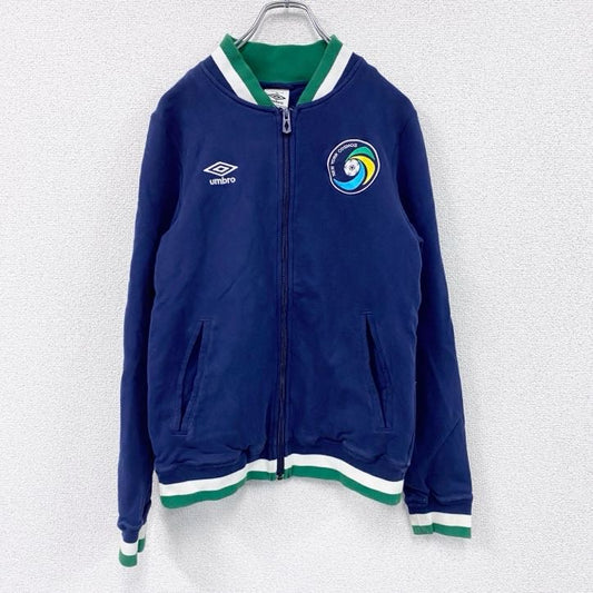 umbro　アンブロ　スウェットトラックジャケット/ジャージ　刺繍ロゴ　紺　ネイビー　Mサイズ