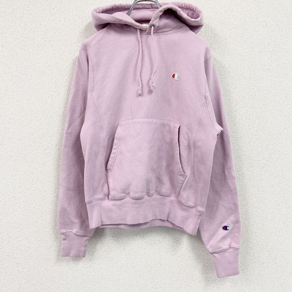 Champion　チャンピオン　リバースウィーブ　スウェットパーカー/フーディー　ピンク　XSサイズ　古着